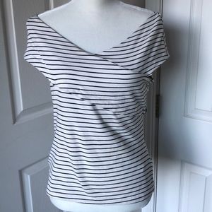 Very Parisian H&M striped crossover top